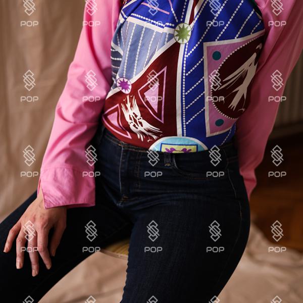 Svilena marama "Božanstveni kraguj"